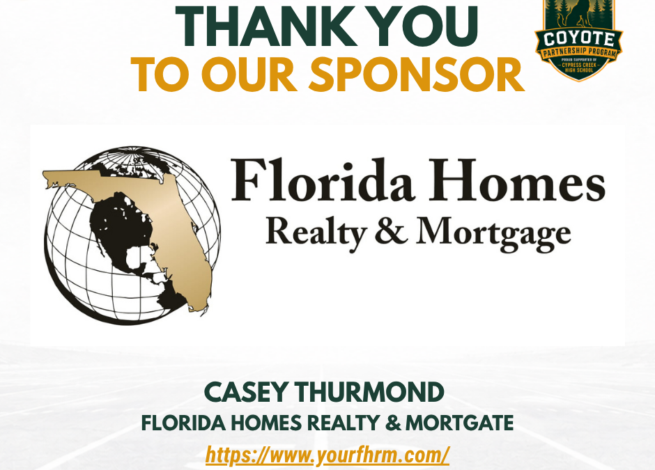 Welcome to the Pack – Casey Thurmond (Florida Homes Realty & Mortgage)